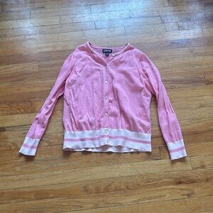 Lands End 100% Cotton Cardigan